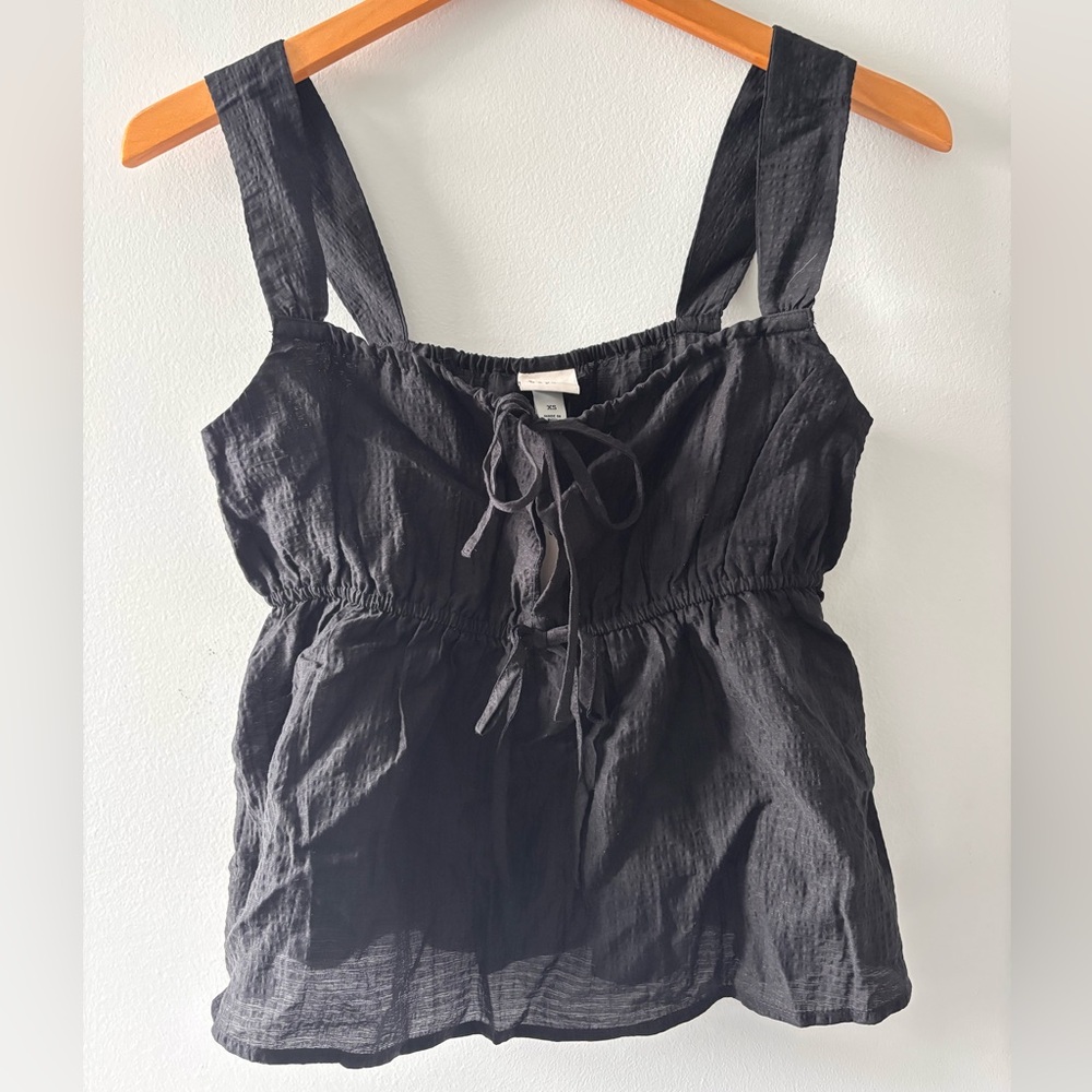 Black Babydoll Tank Top - NWT